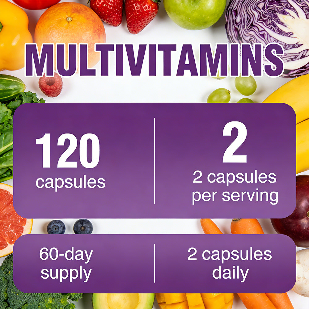 Daitea® Multi Vitamins New Formula | Dietary Supplement (120 Capsules)