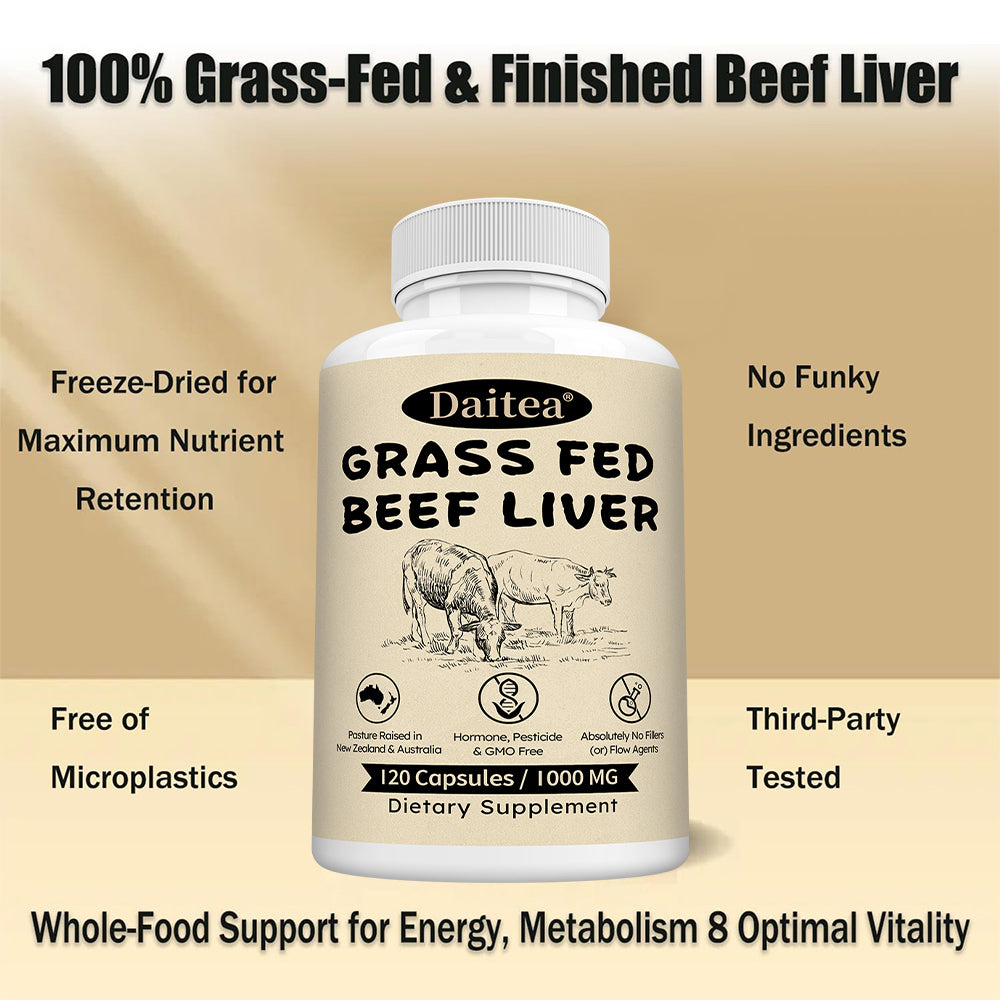 Daitea® Grass Fed Beef Liver | Pasture Raised Ancestral Supplement