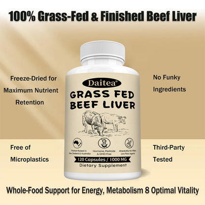 Daitea® Grass Fed Beef Liver | Pasture Raised Ancestral Supplement