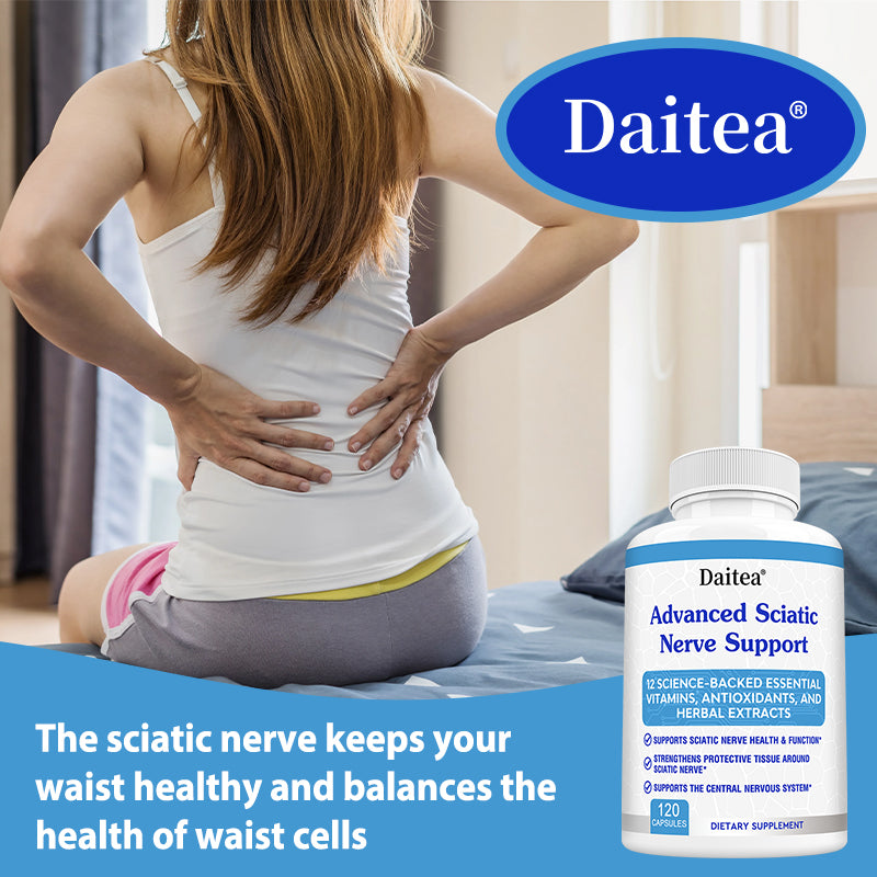 Daitea® Advanced Sciatic Nerve Support | 12 Science-Backed Essential Vitamins, Antioxidants, and Herbal Extracts