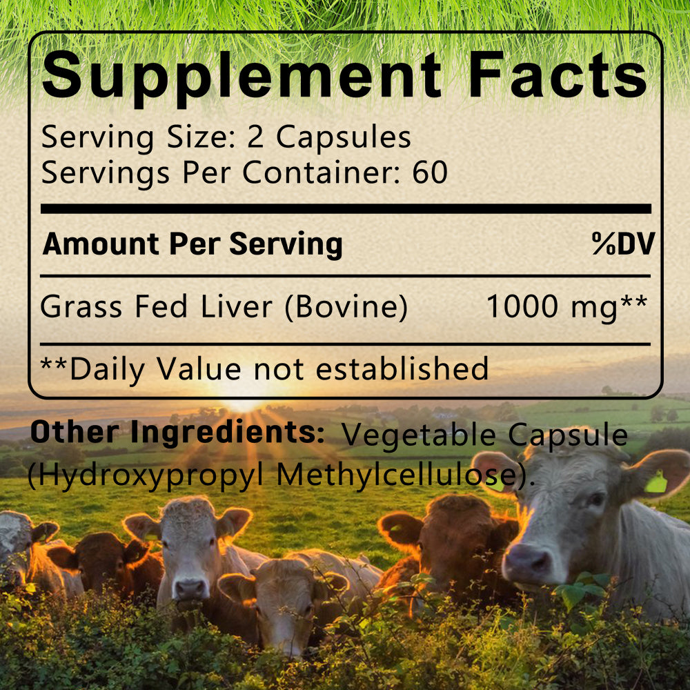 Daitea® Grass Fed Beef Liver | Pasture Raised Ancestral Supplement