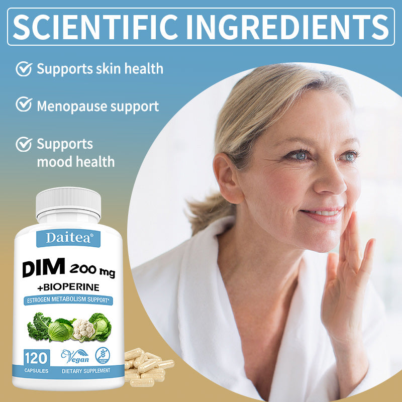 Daitea® DIM 200mg + BioPerine | Estrogen Metabolism Support