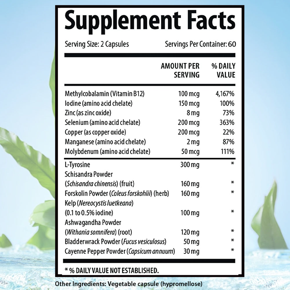 Daitea® Thyroid Support Advanced | Healthy Thyroid Function, Energy & Metabolic Care