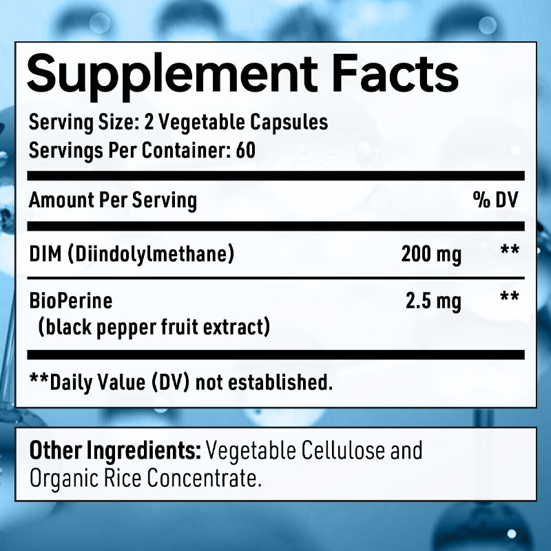 Daitea® DIM 200mg + BioPerine | Estrogen Metabolism Support