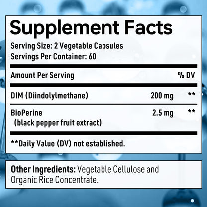 Daitea® DIM 200mg + BioPerine | Estrogen Metabolism Support