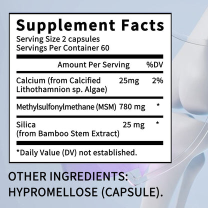 Daitea® MSM with Silica & Calcium | Joint & Connective Tissue Support