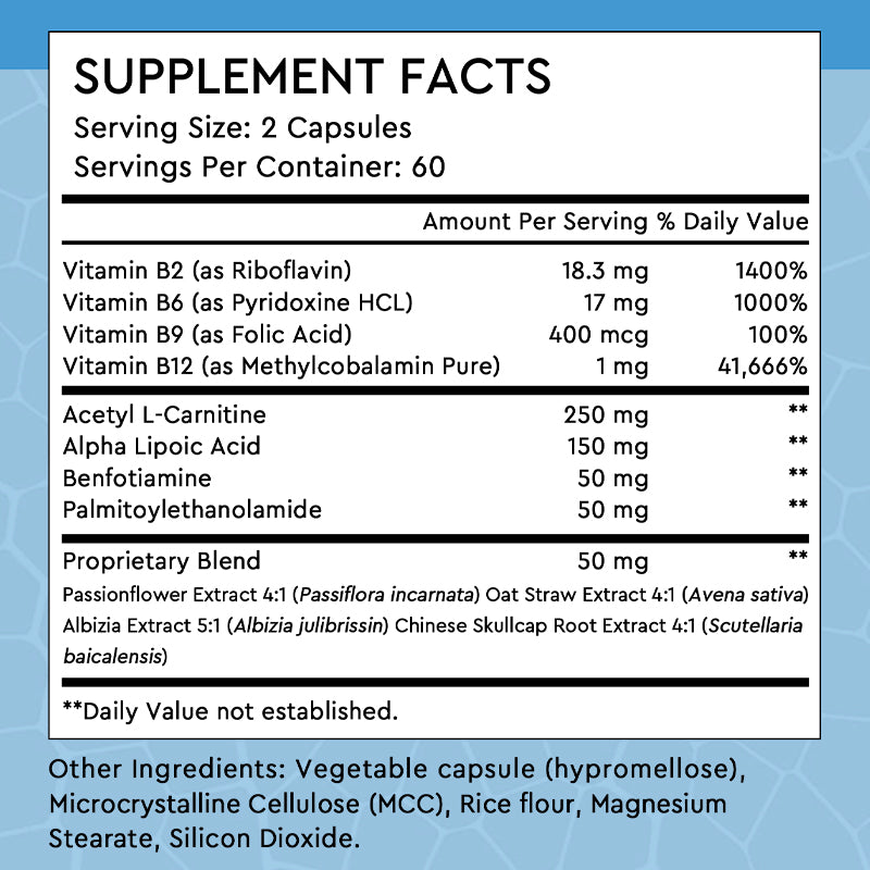 Daitea® Advanced Sciatic Nerve Support | 12 Science-Backed Essential Vitamins, Antioxidants, and Herbal Extracts