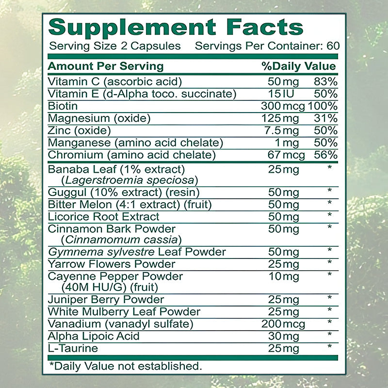 Daitea® Blood Sugar Healthy Advanced Formula | with Cinnamon & Mulberry