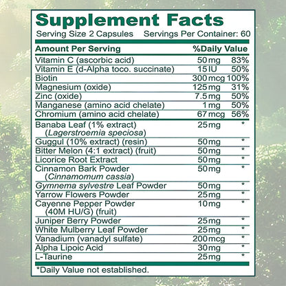 Daitea® Blood Sugar Healthy Advanced Formula | with Cinnamon & Mulberry