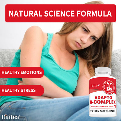 Daitea® Adapto B-Complex | Enhanced with Adaptogen Rhodiola