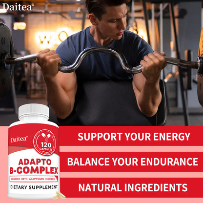 Daitea® Adapto B-Complex | Enhanced with Adaptogen Rhodiola