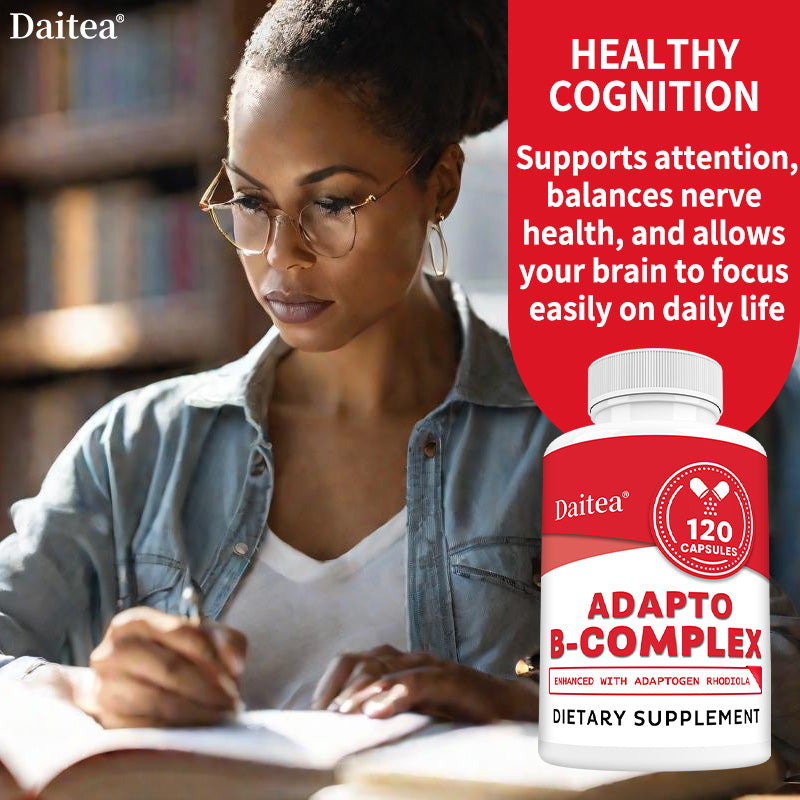 Daitea® Adapto B-Complex | Enhanced with Adaptogen Rhodiola