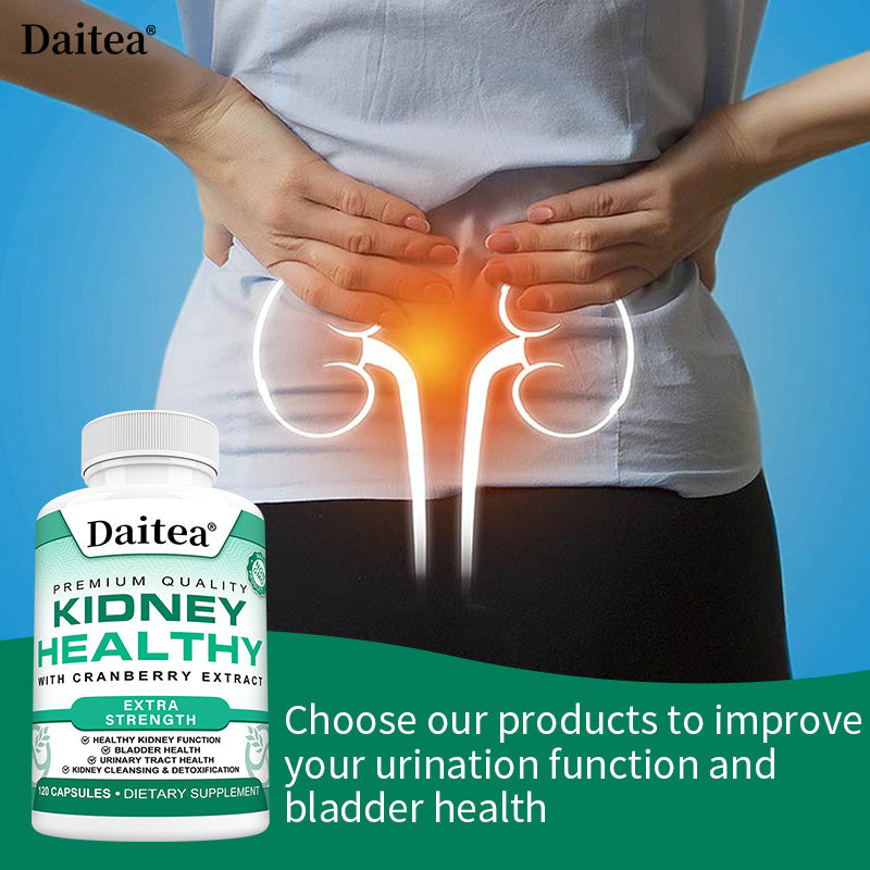 Daitea® Kidney Healthy Extra Strength | Kidney Cleansing & Urinary Tract Support with Cranberry Extract