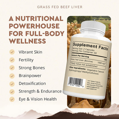 Daitea® Grass Fed Beef Liver | Pasture Raised Ancestral Supplement