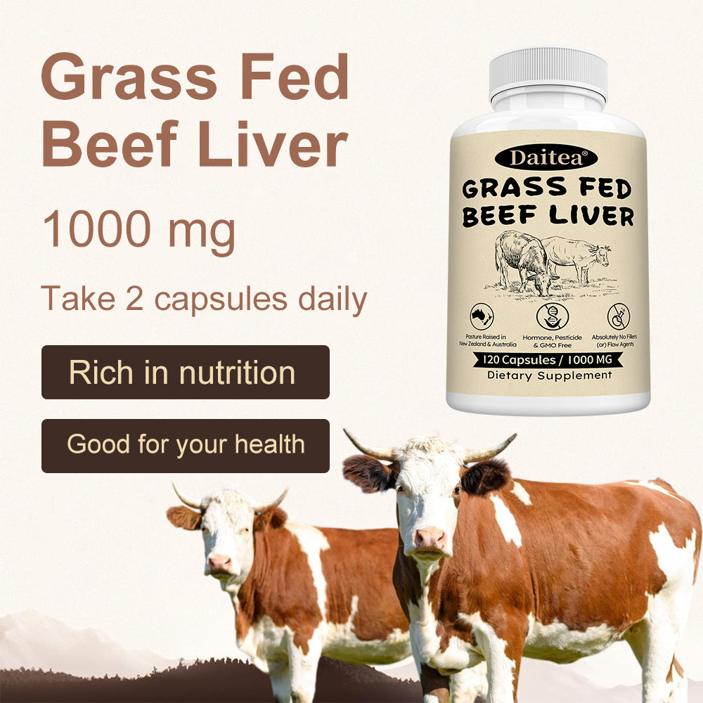Daitea® Grass Fed Beef Liver | Pasture Raised Ancestral Supplement