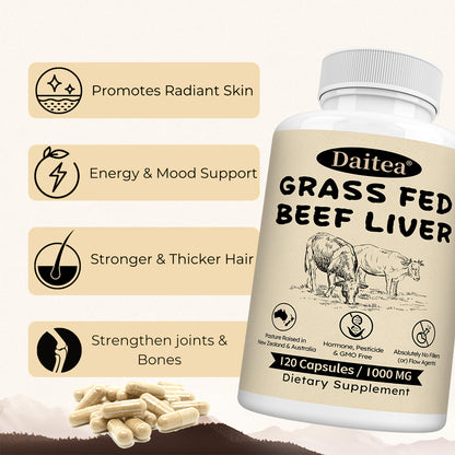 Daitea® Grass Fed Beef Liver | Pasture Raised Ancestral Supplement