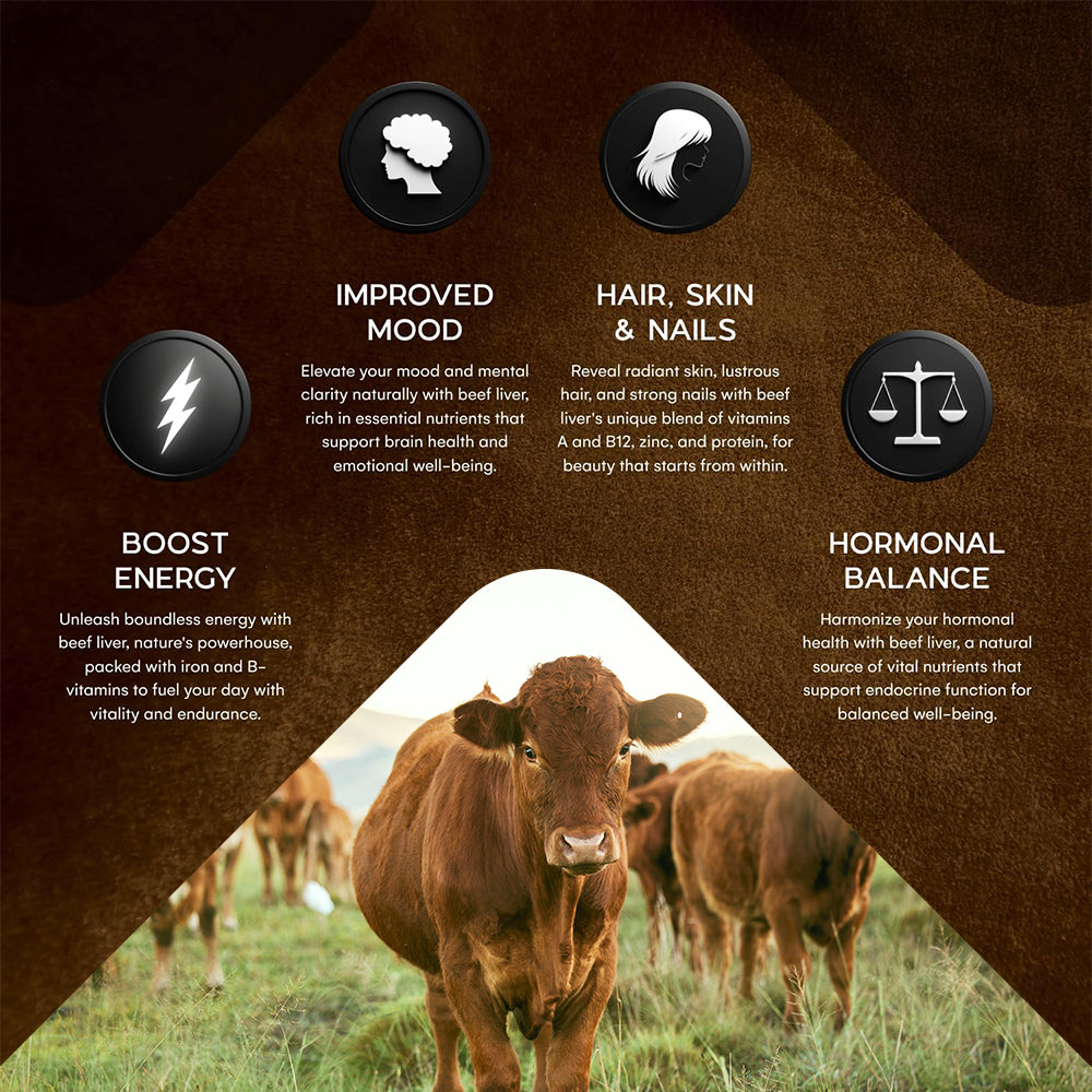 Daitea® Grass Fed Beef Liver | Pasture Raised Ancestral Supplement