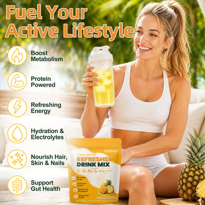 Clear Protein Refresher Drink Mix – Mango Pineapple