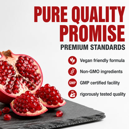 Daitea® Pomegranate Organic Extract | High Potency Formula for Cardiovascular & Anti-Aging Support