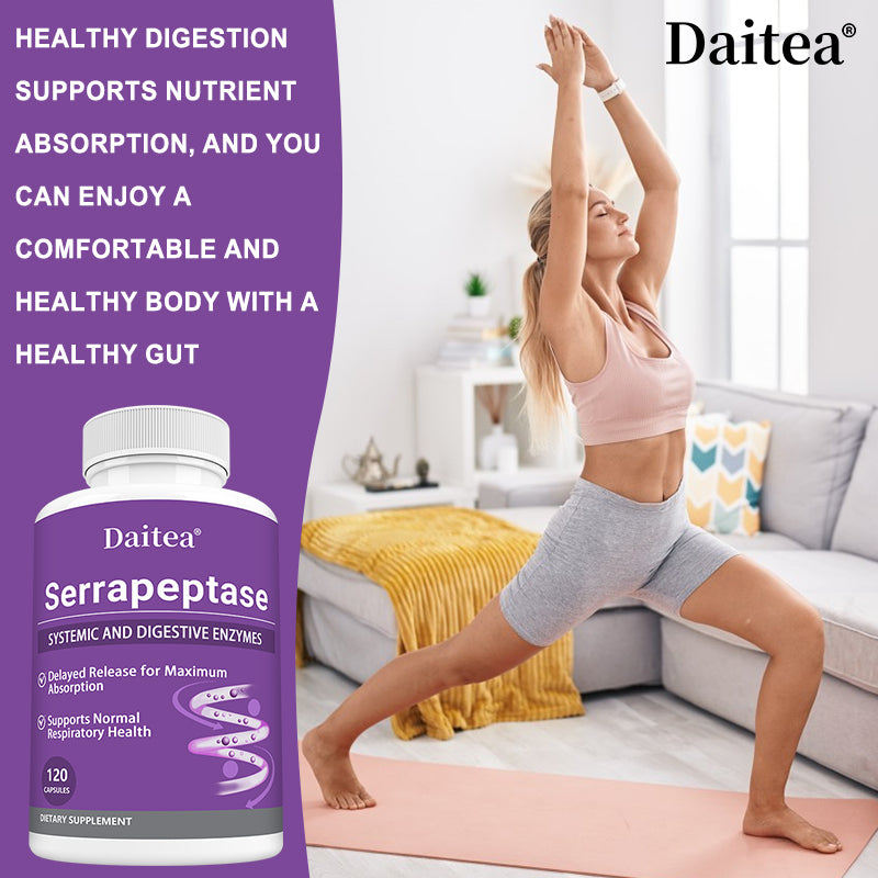 Daitea® Serrapeptase | Systemic and Digestive Enzymes Support