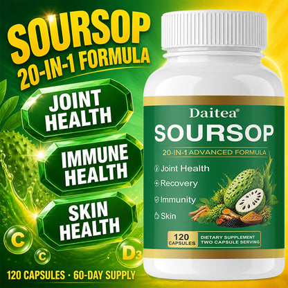 Daitea® Soursop 20-in-1 Advanced Formula | Joint Health, Recovery, Immunity & Skin Support