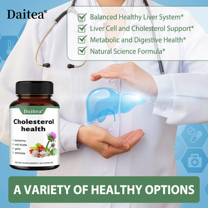 Daitea® Cholesterol Health | with Berberine, Milk Thistle, Garlic & Artichoke