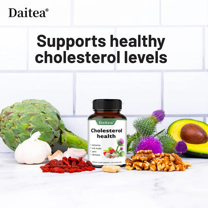 Daitea® Cholesterol Health | with Berberine, Milk Thistle, Garlic & Artichoke