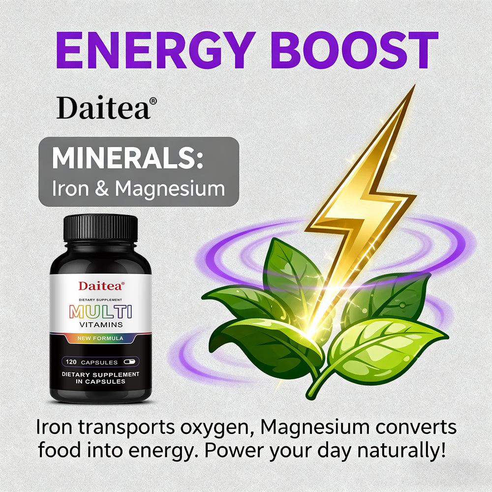Daitea® Multi Vitamins New Formula | Dietary Supplement (120 Capsules)