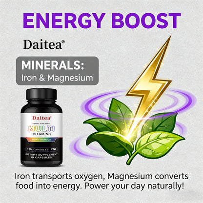 Daitea® Multi Vitamins New Formula | Dietary Supplement (120 Capsules)