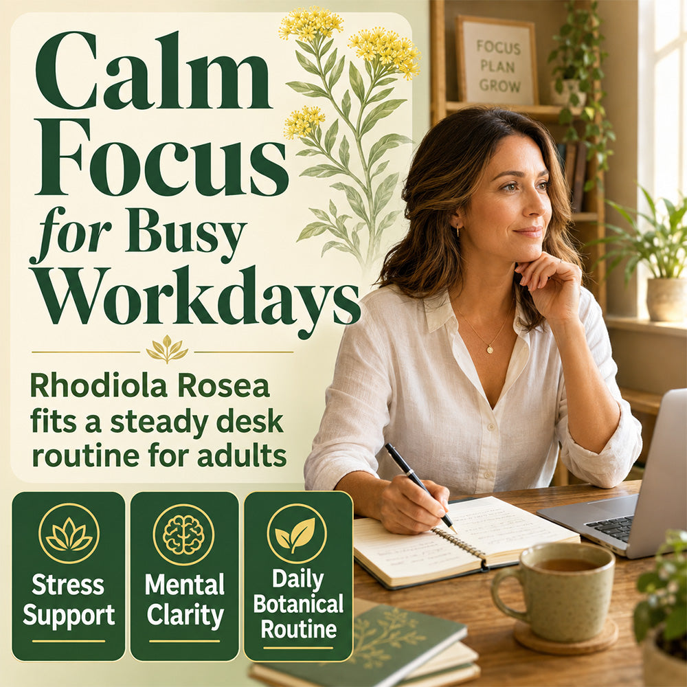 Daitea® Rhodiola Rosea | Stress Support, Mental Clarity & Natural Energy