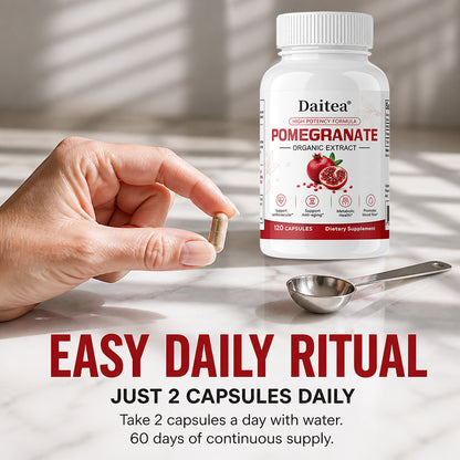 Daitea® Pomegranate Organic Extract | High Potency Formula for Cardiovascular & Anti-Aging Support