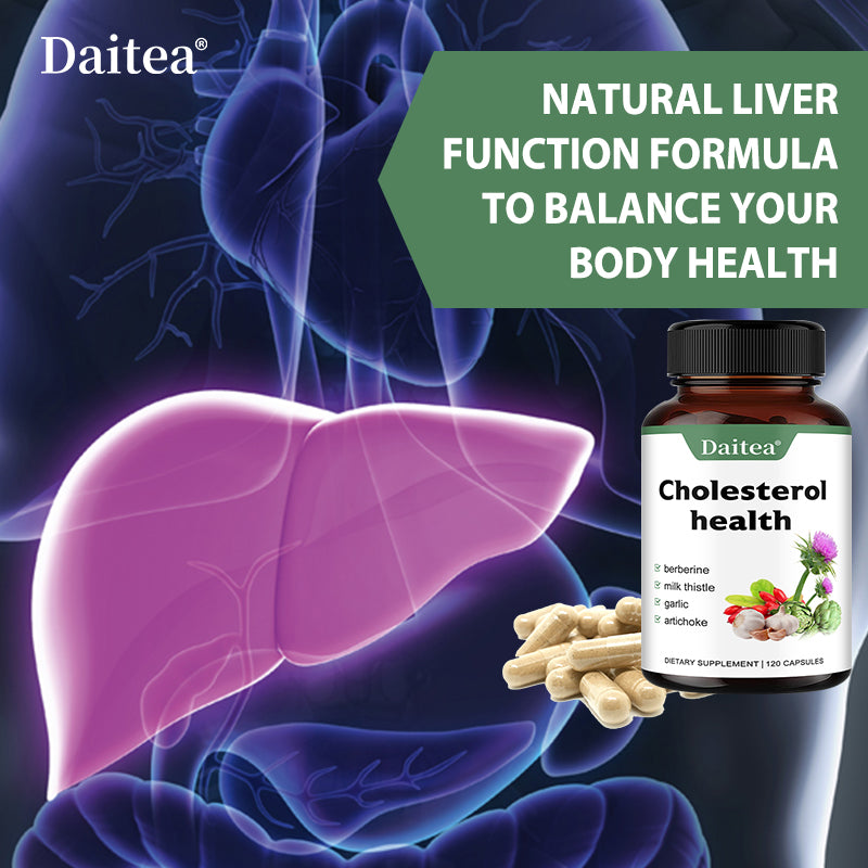 Daitea® Cholesterol Health | with Berberine, Milk Thistle, Garlic & Artichoke