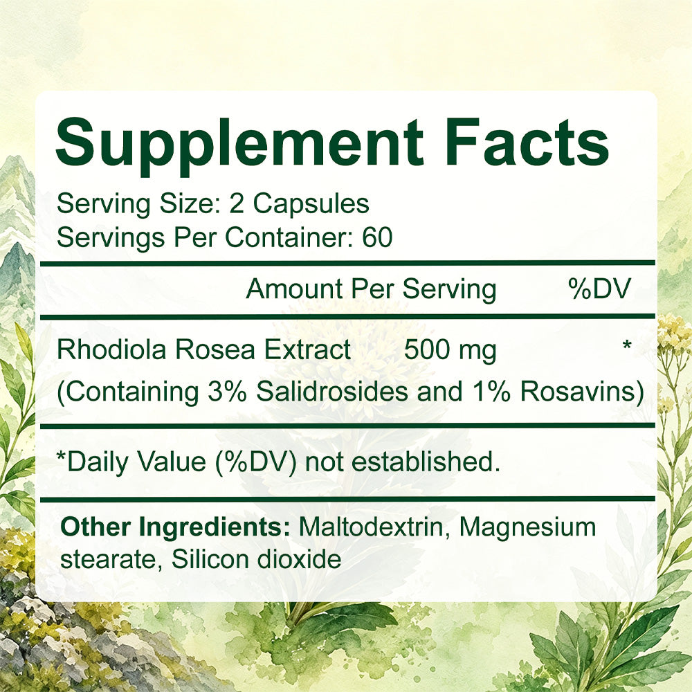 Daitea® Rhodiola Rosea | Stress Support, Mental Clarity & Natural Energy