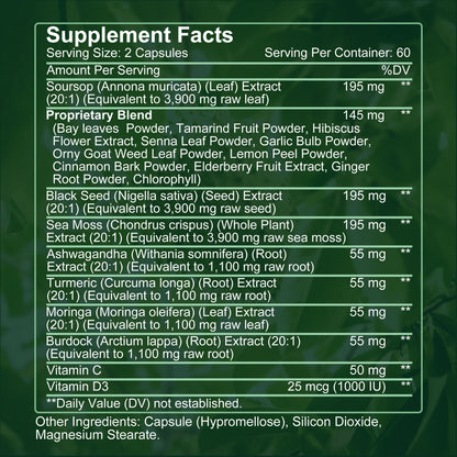 Daitea® Soursop 20-in-1 Advanced Formula | Joint Health, Recovery, Immunity & Skin Support
