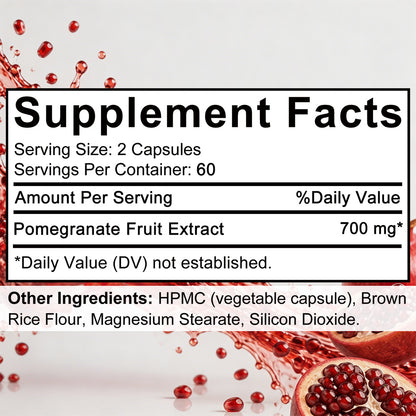 Daitea® Pomegranate Organic Extract | High Potency Formula for Cardiovascular & Anti-Aging Support