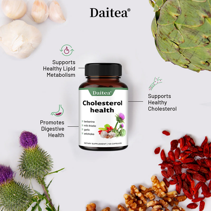 Daitea® Cholesterol Health | with Berberine, Milk Thistle, Garlic & Artichoke