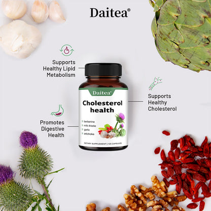 Daitea® Cholesterol Health | with Berberine, Milk Thistle, Garlic & Artichoke