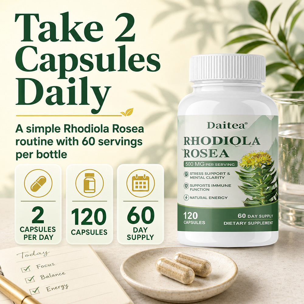 Daitea® Rhodiola Rosea | Stress Support, Mental Clarity & Natural Energy