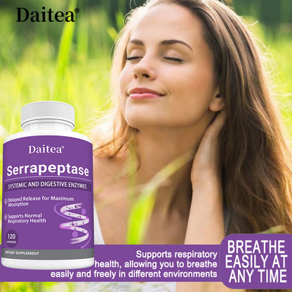 Daitea® Serrapeptase | Systemic and Digestive Enzymes Support