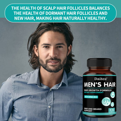 Daitea® Men's Hair Advanced Formula | Hair and Beard Support
