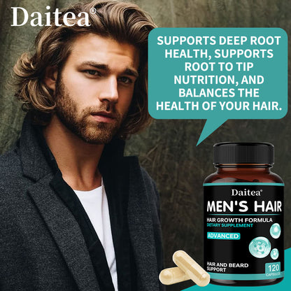Daitea® Men's Hair Advanced Formula | Hair and Beard Support