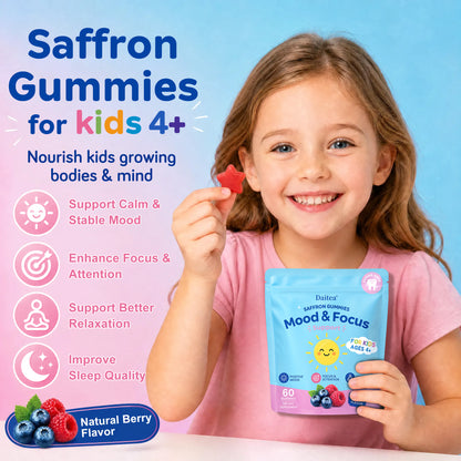 Kids Saffron Gummies – Mood & Focus Support