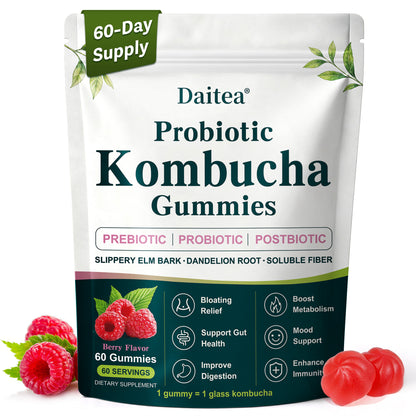 Probiotic Kombucha Gummies – Daily Gut Health Support